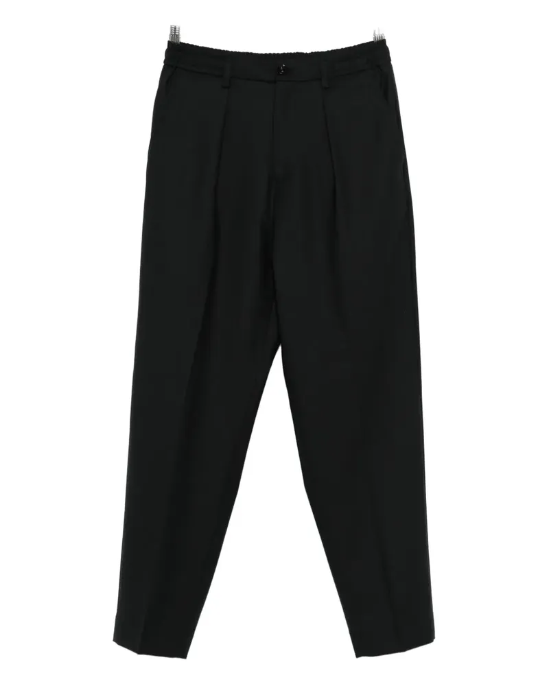 Be Able Dominique pleated trousers - Schwarz Schwarz