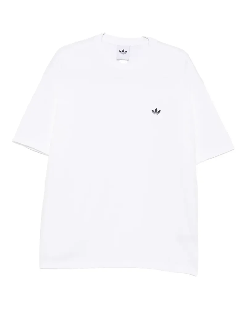 adidas embroidered-logo T-shirt - Weiß Weiß