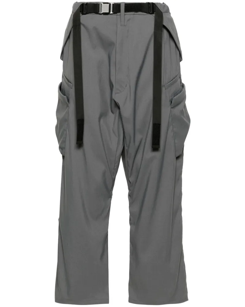 ACRONYM Tief sitzende Cargohose Grau