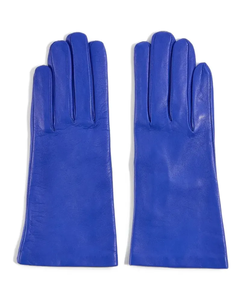 Liviana Conti Gabrielle tonal-stitched leather gloves - Blau Blau
