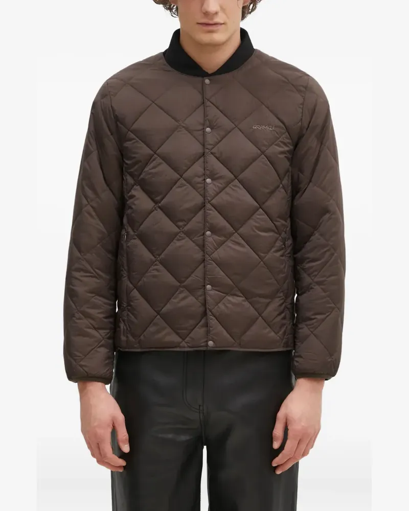 GRAMICCI Bomberjacke mit Rautensteppung - Braun Braun
