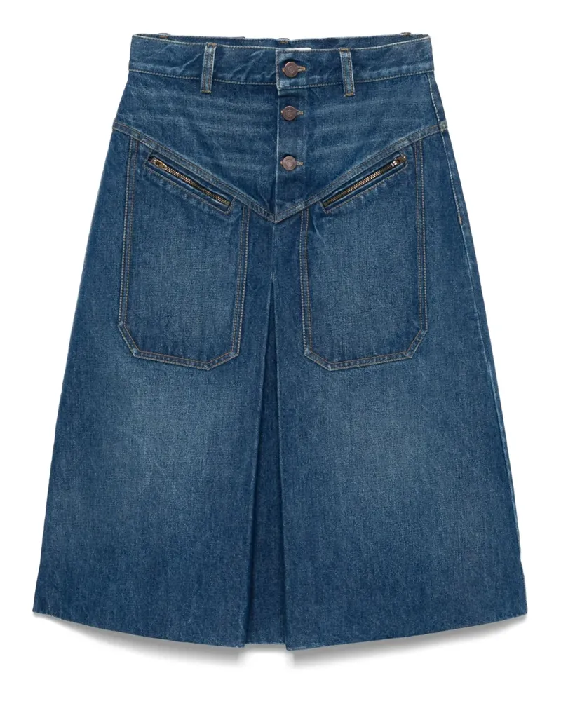 Chloé Midirock aus Denim - Blau Blau