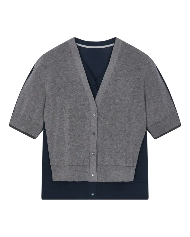 JNBY Cardigan im Layering-Look - Grau Grau