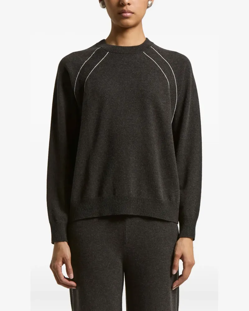 Peserico Kaschmirpullover mit Raglanärmeln - Braun Braun