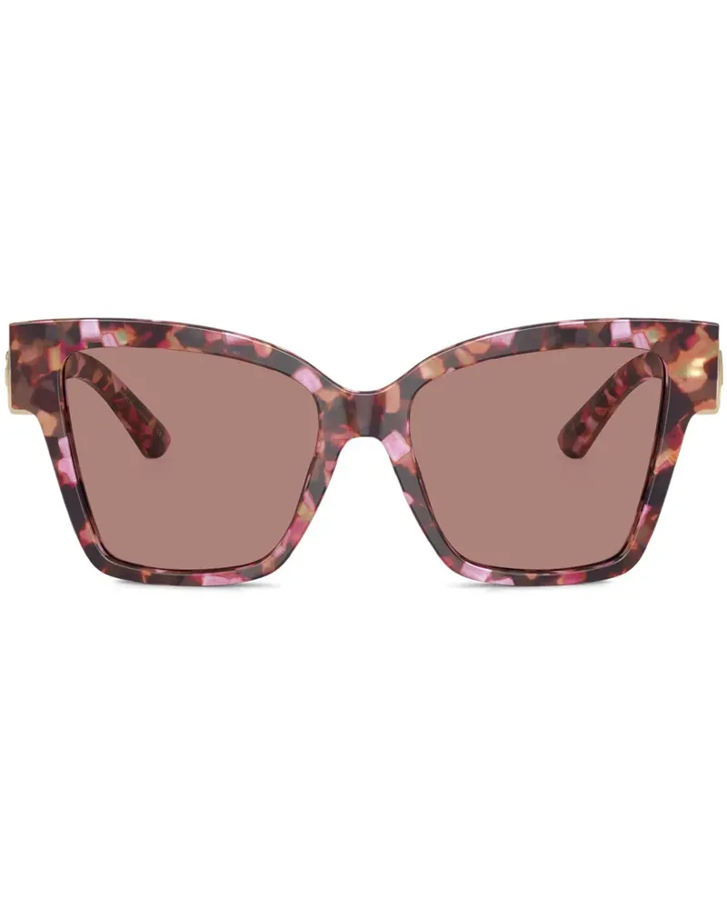 Dolce & Gabbana Sonnenbrille mit Butterfly-Gestell - Rosa Rosa