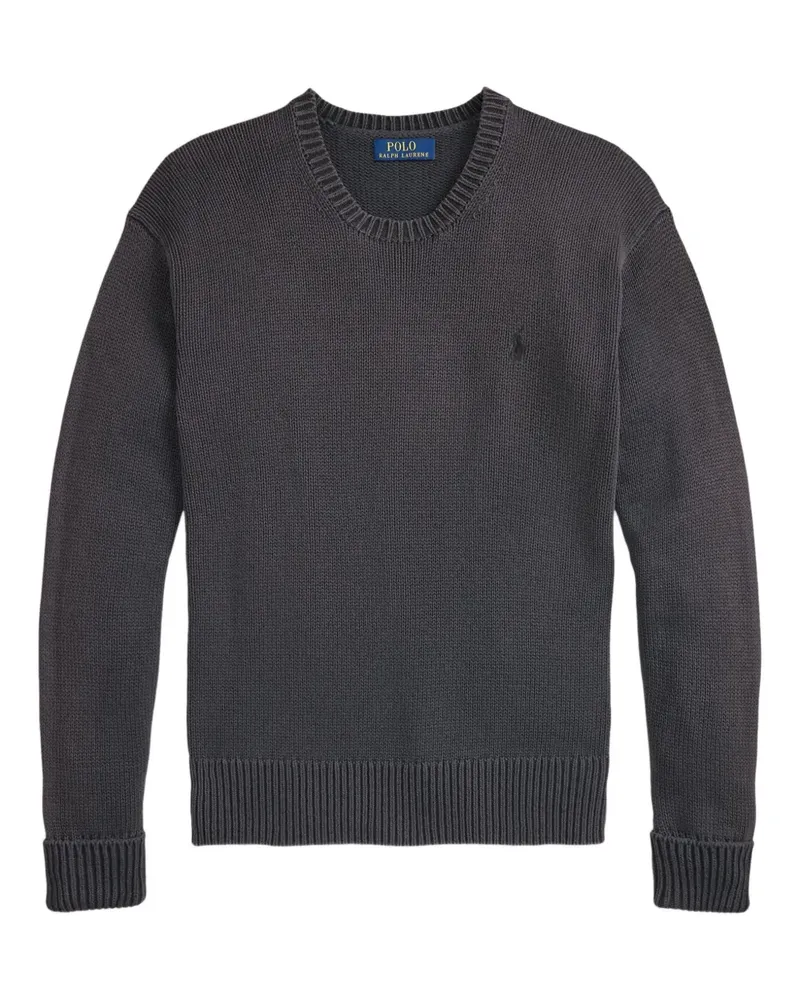 Ralph Lauren Pullover mit Polo Pony - Schwarz Schwarz