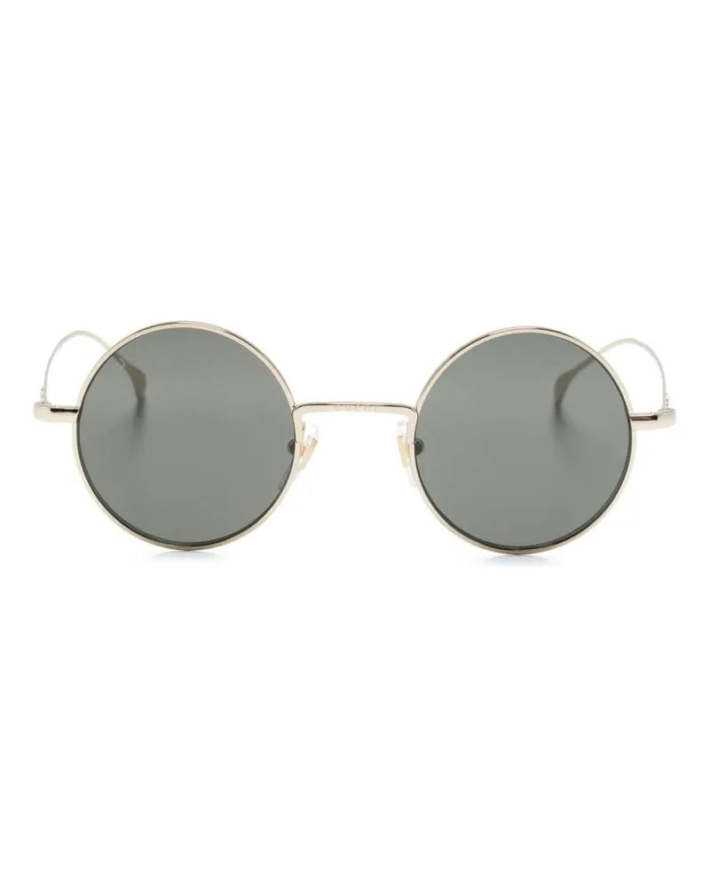 Gucci Sonnenbrille mit rundem Gestell - Gold Gold