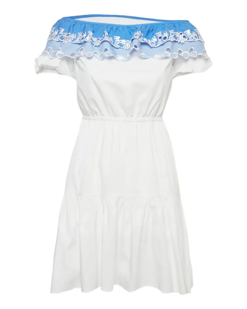 Peter Pilotto Pallas embroidered mini dress - Weiß Weiß
