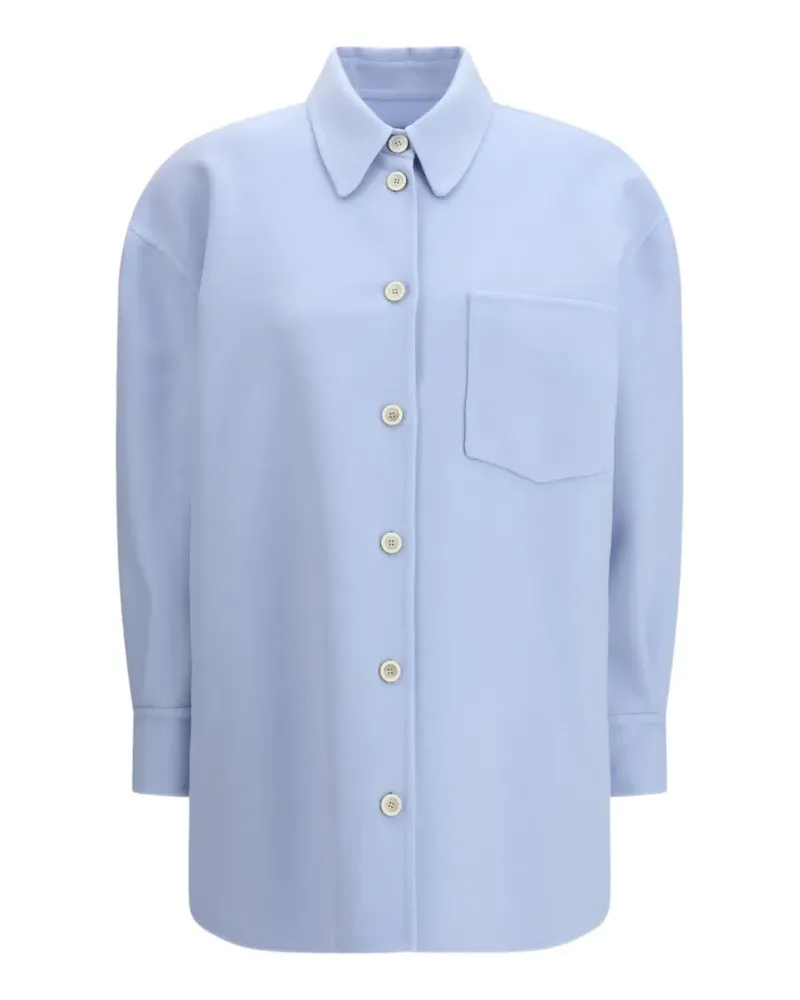 Fabiana Filippi buttoned chest-pocket shirt - Blau Blau