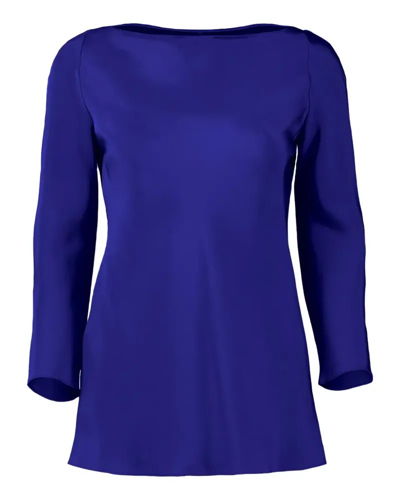 Peter Cohen boat-neck quarter-sleeve T-shirt - Blau Blau