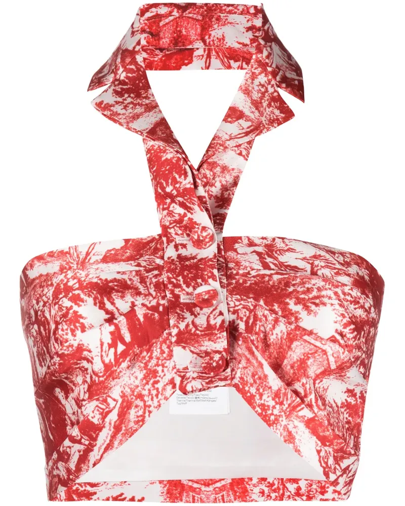 Philosophy Di Lorenzo Serafini Top mit grafischem Print - Rot Rot