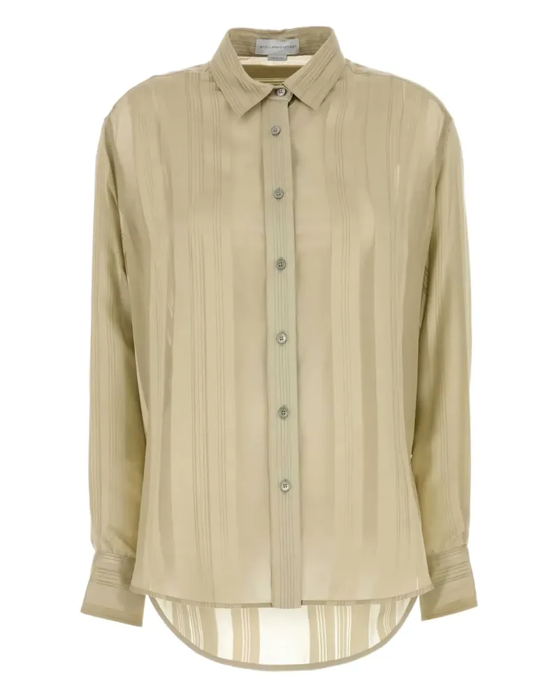 Stella McCartney Gestreiftes Hemd - Nude Nude