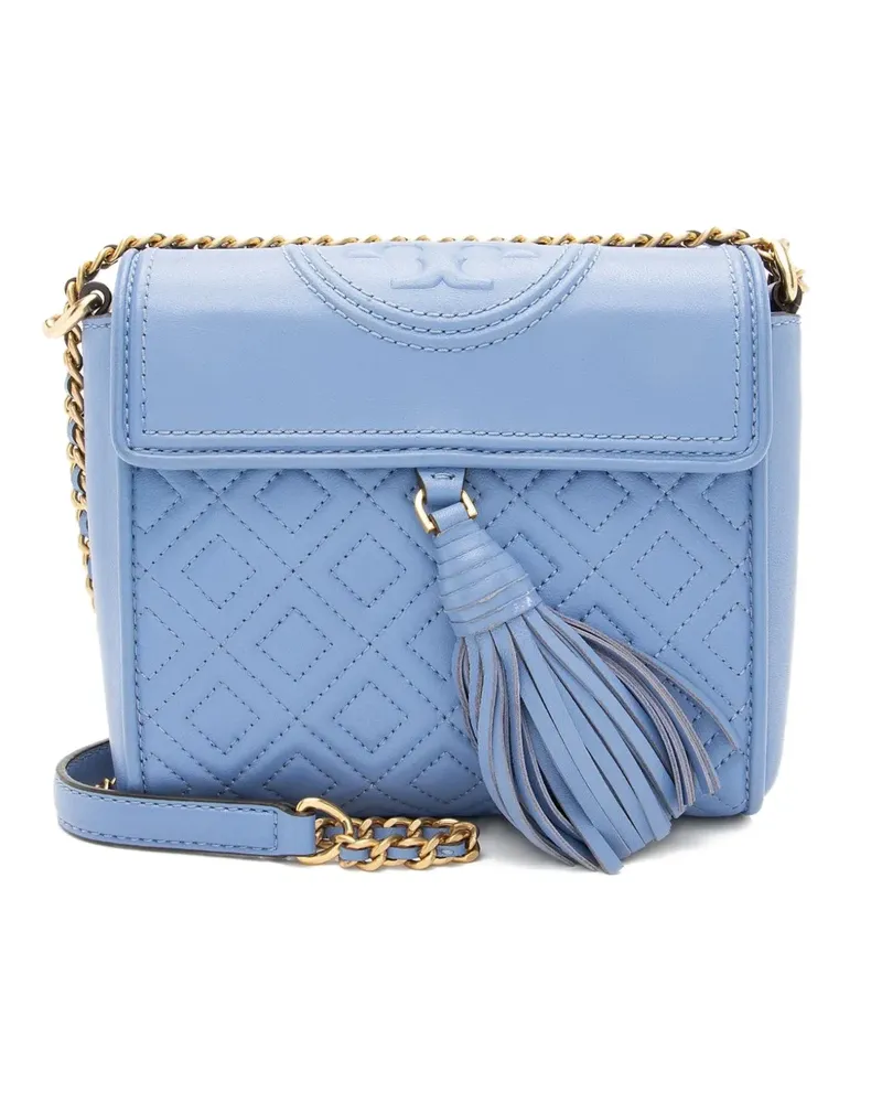 Tory Burch Fleming Box cross body bag - Blau Blau