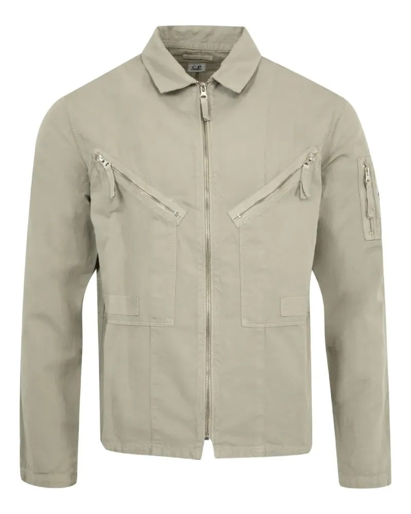 C.P. Company Full Zip Hemdjacke - Nude Nude