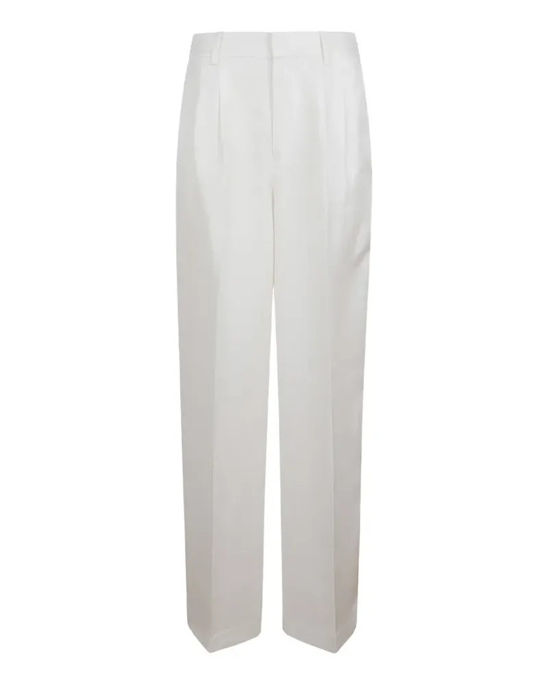 Lisa Yang pleated wide-leg trousers - Weiß Weiß