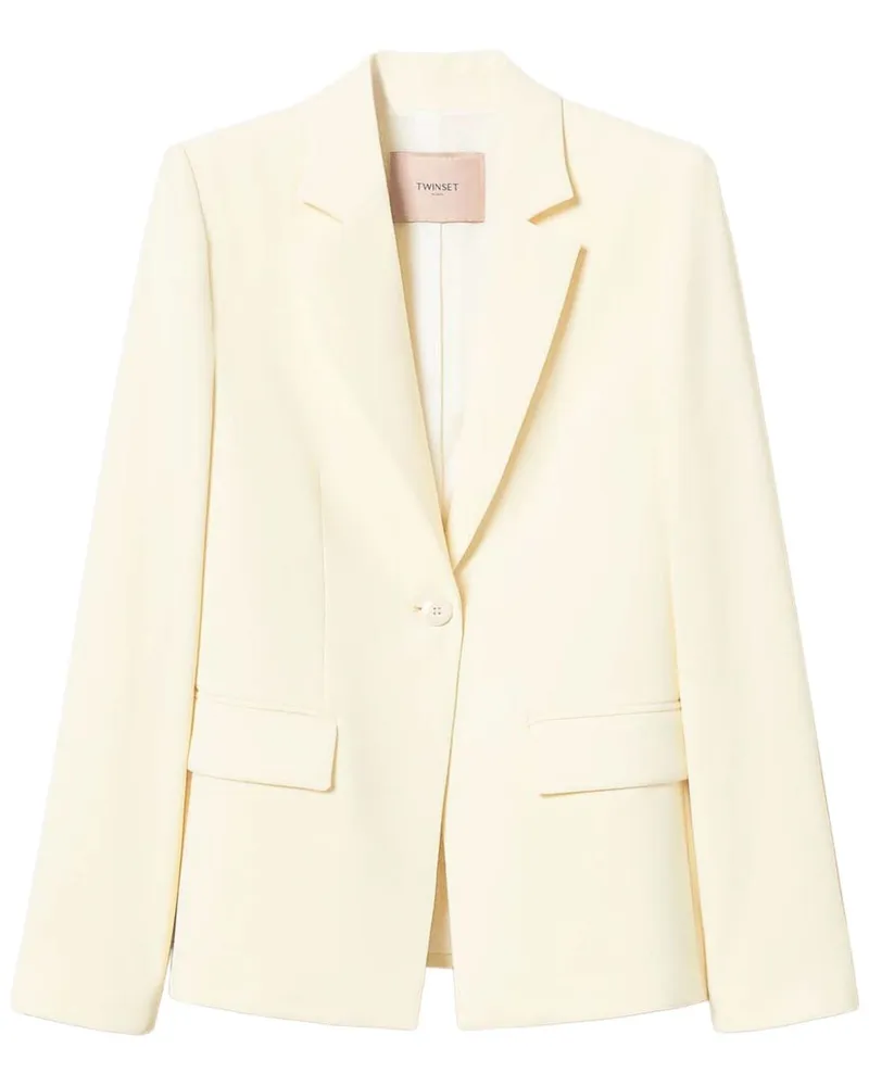 Twin-Set Blazer aus Krepp - Nude Nude