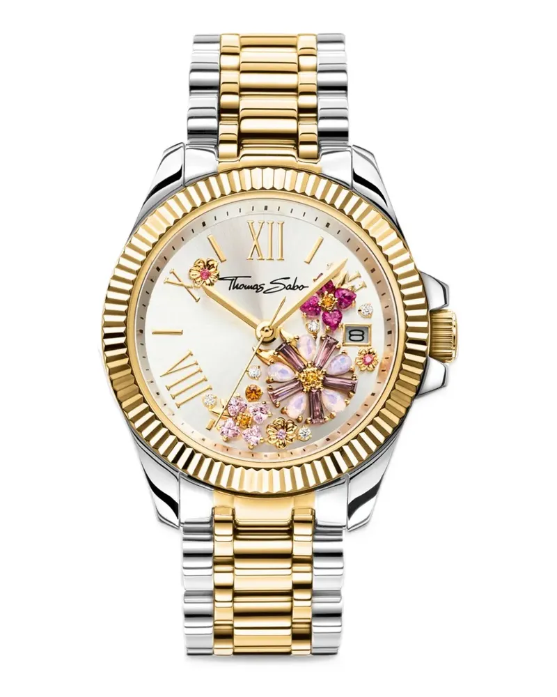 Thomas Sabo fluted bezel 33mm watch - Nude Nude