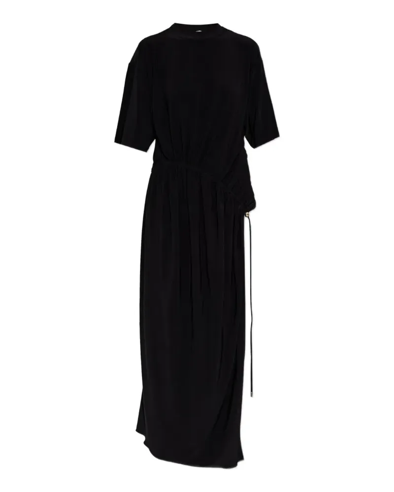 SPORTMAX Geranio asymmetrisches Oberteil mit Raffungen - Schwarz Schwarz