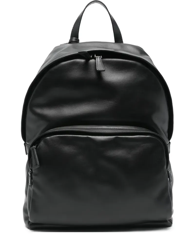 Prada Rucksack aus Leder - Schwarz Schwarz