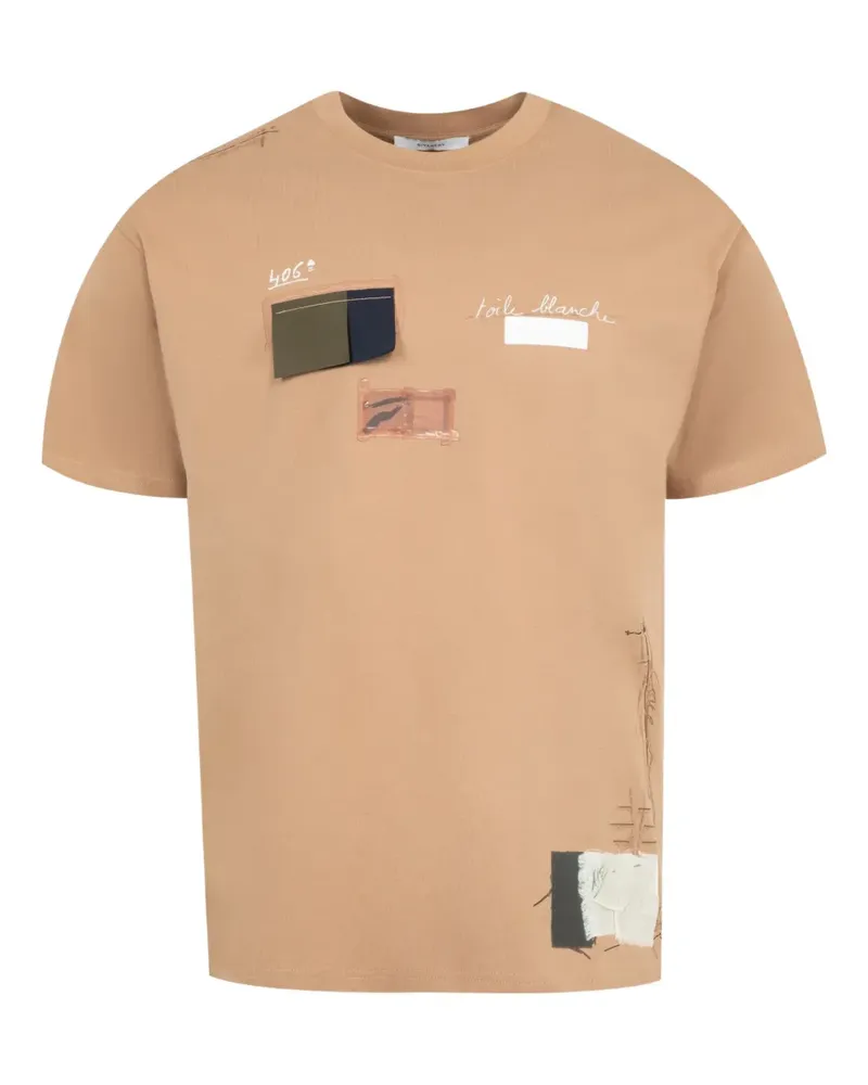 Givenchy T-Shirt mit Trompe-l'oeil-Muster - Nude Nude