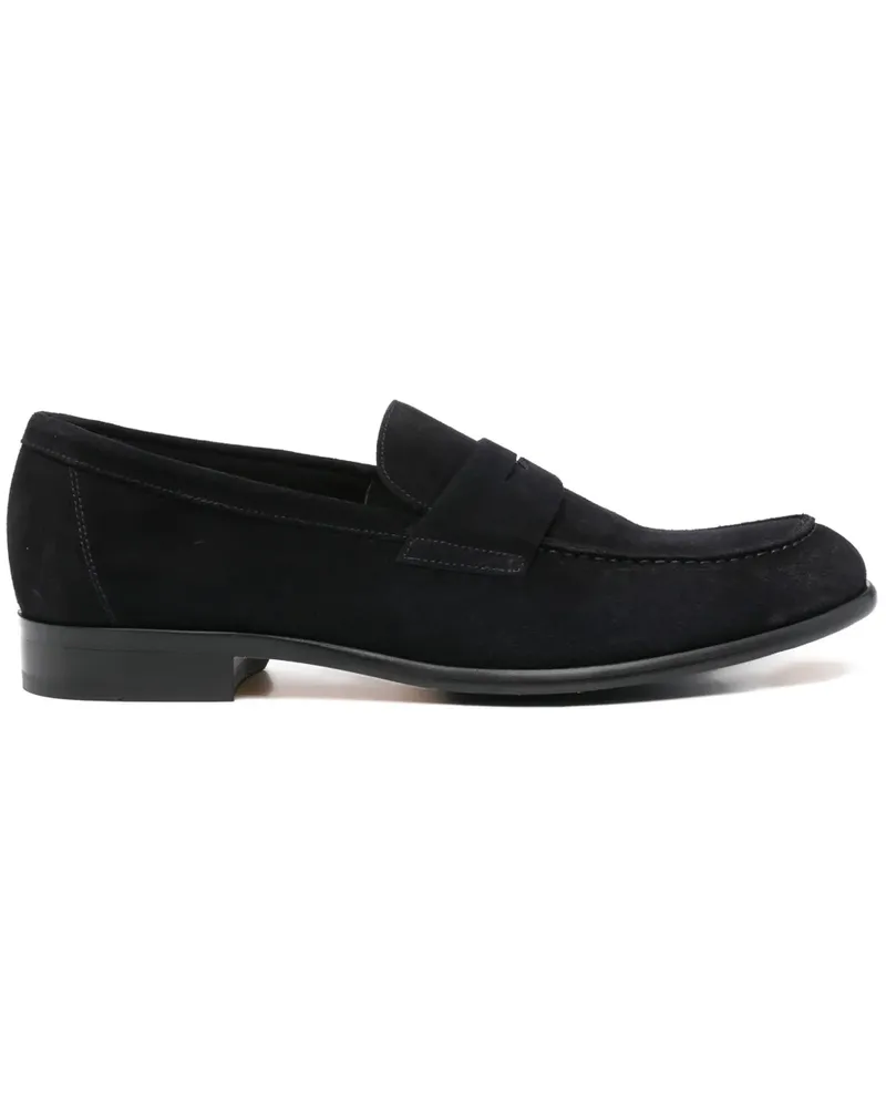 Doucal´s Loafer aus Wildleder Blau
