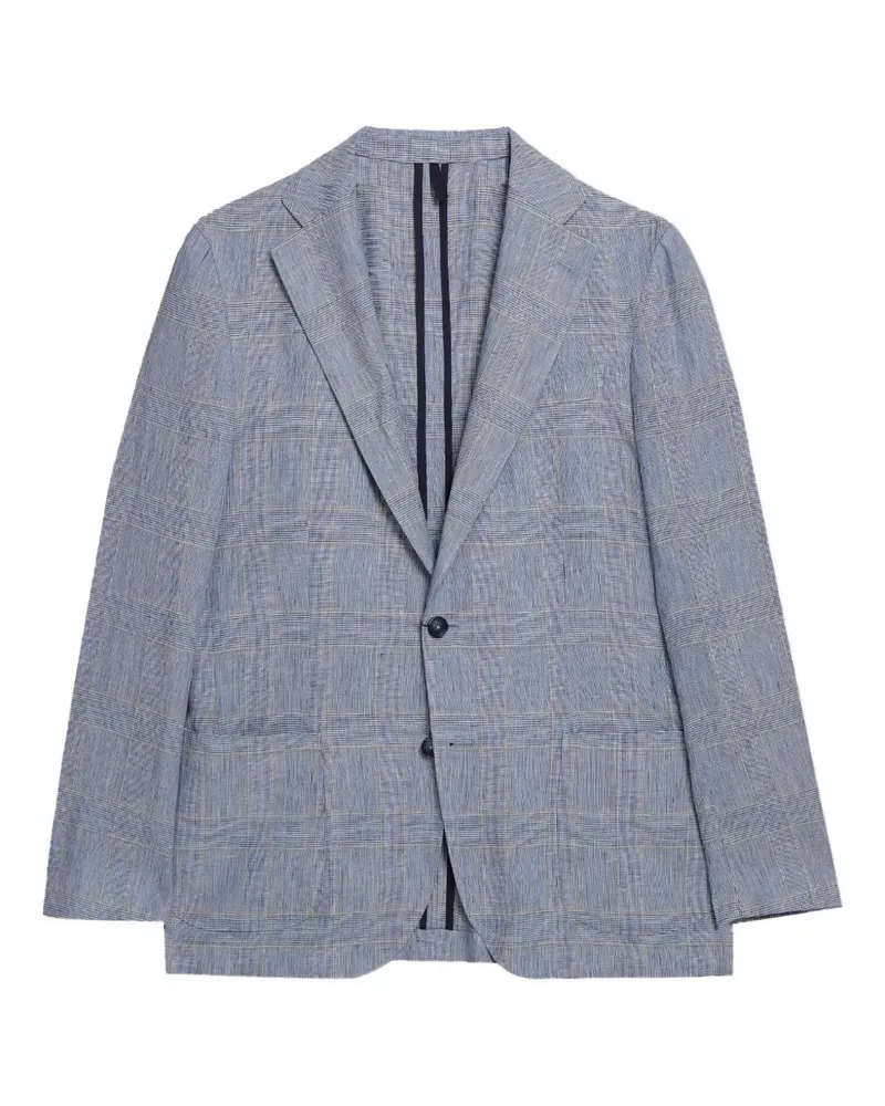 Brooks Brothers prince of wales-pattern blazer - Blau Blau