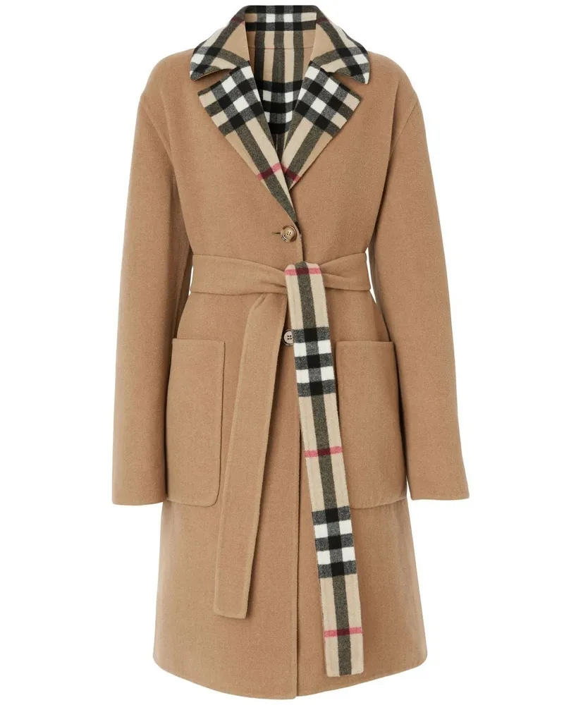Burberry Wendbarer Mantel - Nude Nude