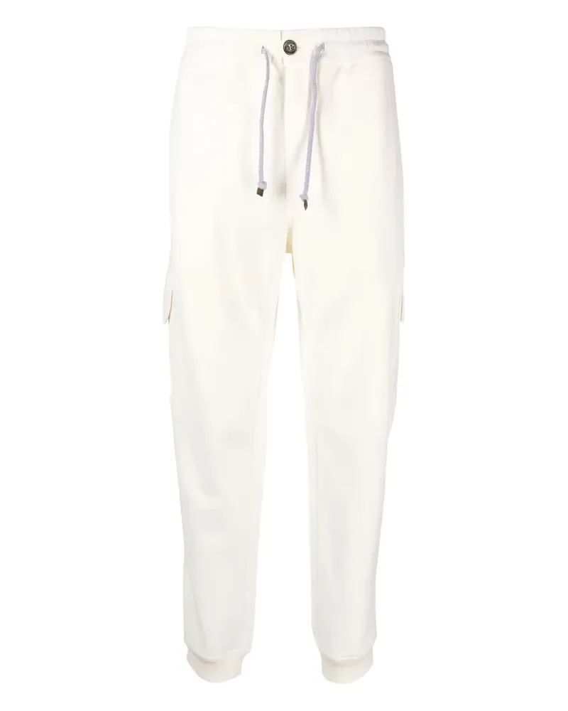 Brunello Cucinelli Jogginghose mit Cargotaschen - Weiß Weiß