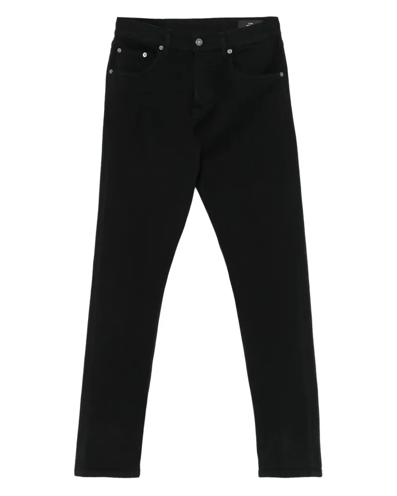 Dondup Jeans mit geradem Bein - Schwarz Schwarz