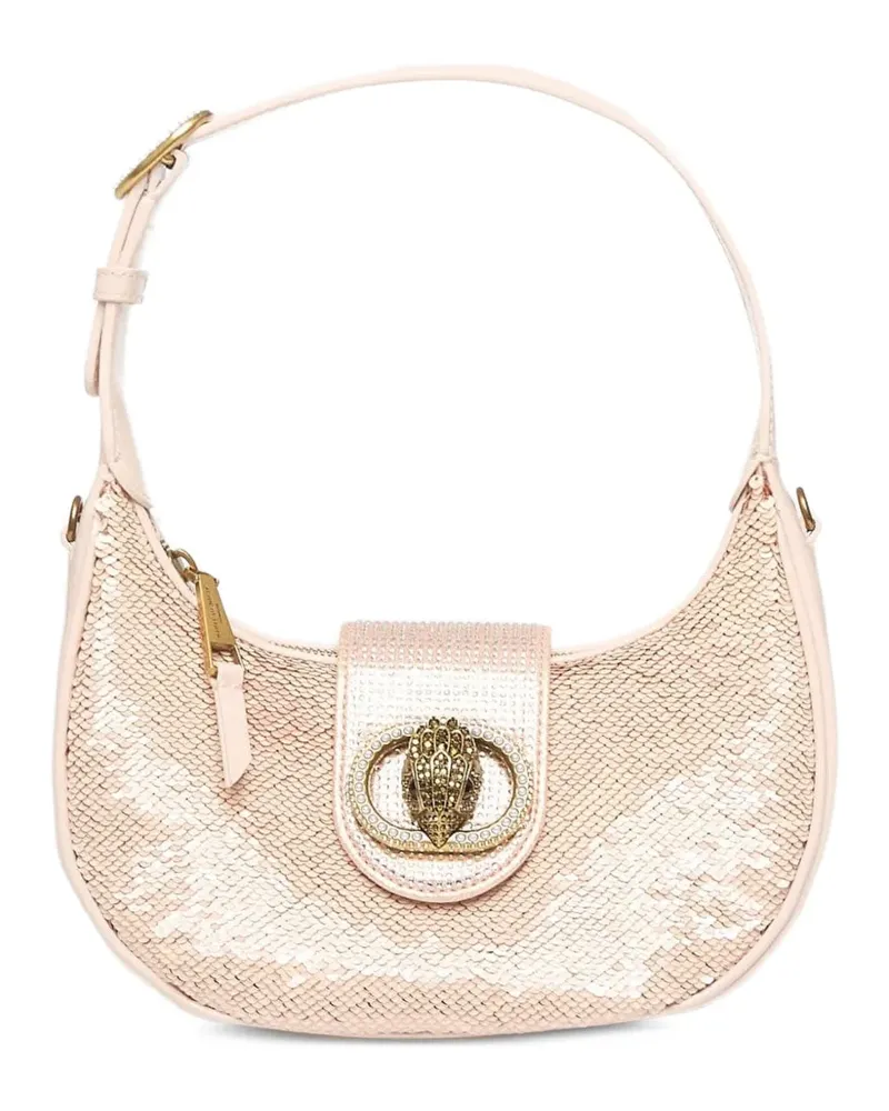 Kurt Geiger sequin-embellished shoulder bag - Rosa Rosa