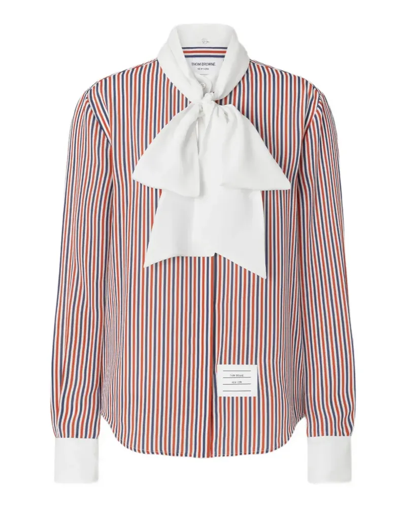 Thom Browne Hemd mit abnehmbarem Kragen - Rot Rot