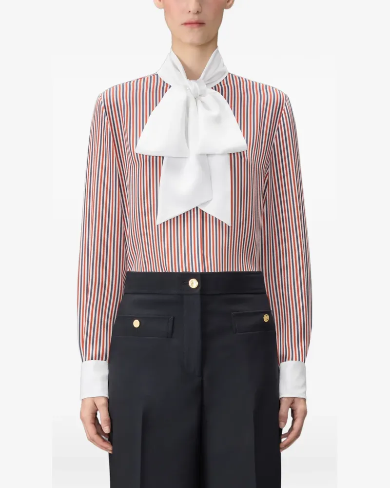 Thom Browne Hemd mit abnehmbarem Kragen - Rot Rot