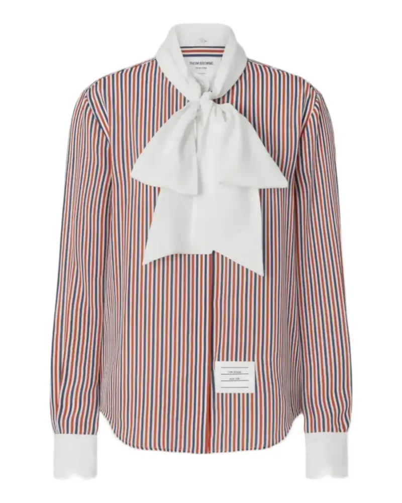 Thom Browne Hemd mit abnehmbarem Kragen - Rot Rot