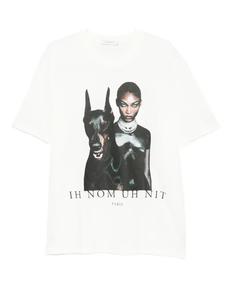 IH NOM UH NIT Family T-Shirt mit grafischem Print - Weiß Weiß