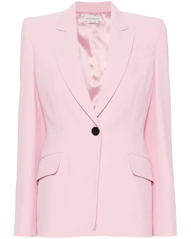 Alexander McQueen Klassischer Blazer Rosa