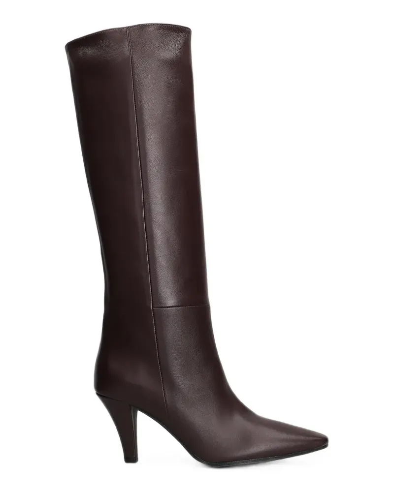 Bianca Di square-toe knee-high boots - Braun Braun