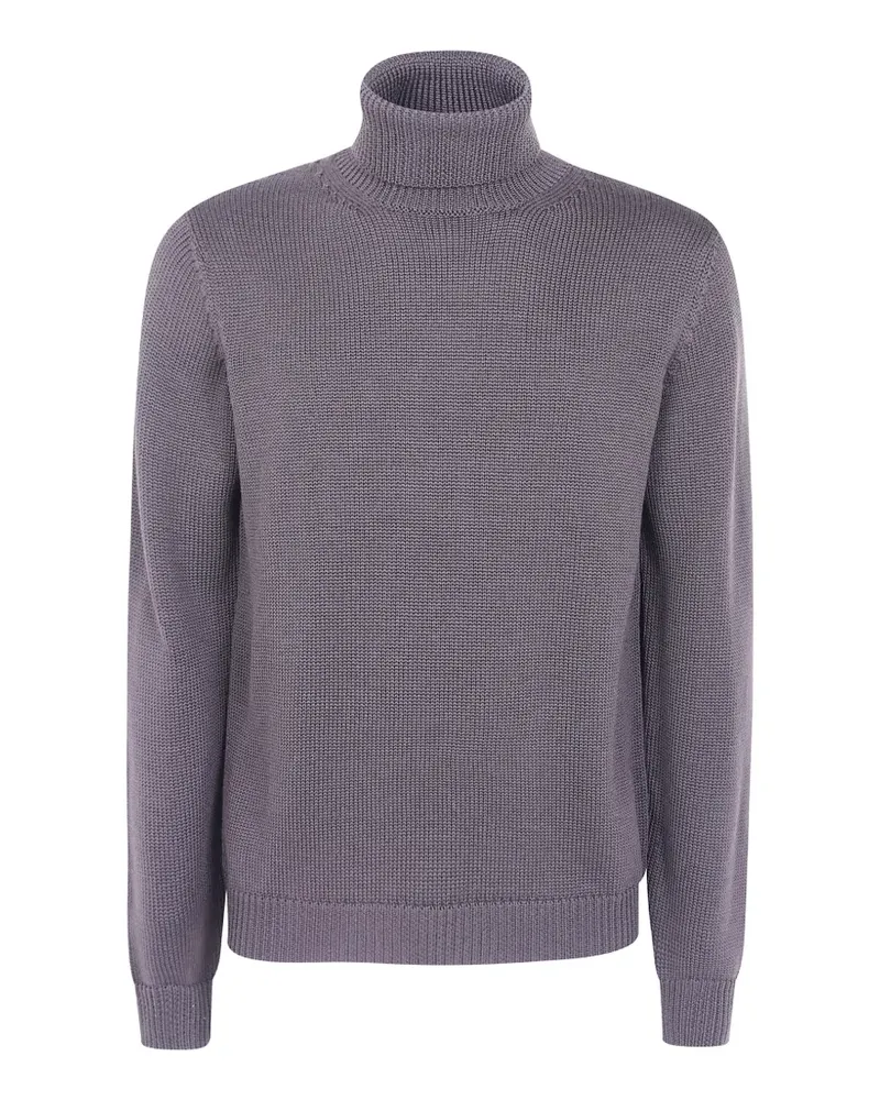 Nuur turtle-neck chunky-knit - Violett Violett