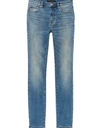 PURPLE BRAND Tief sitzende Skinny-Jeans Blau