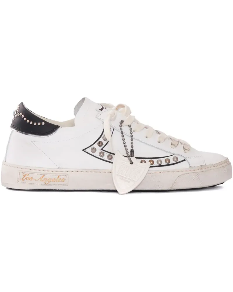 HTC Hollywood Trading Company studded sneakers - Weiß Weiß