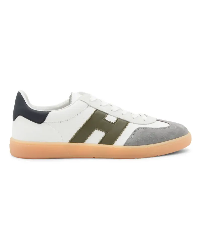 Hogan Cool logo-appliqué leather sneakers - Weiß Weiß