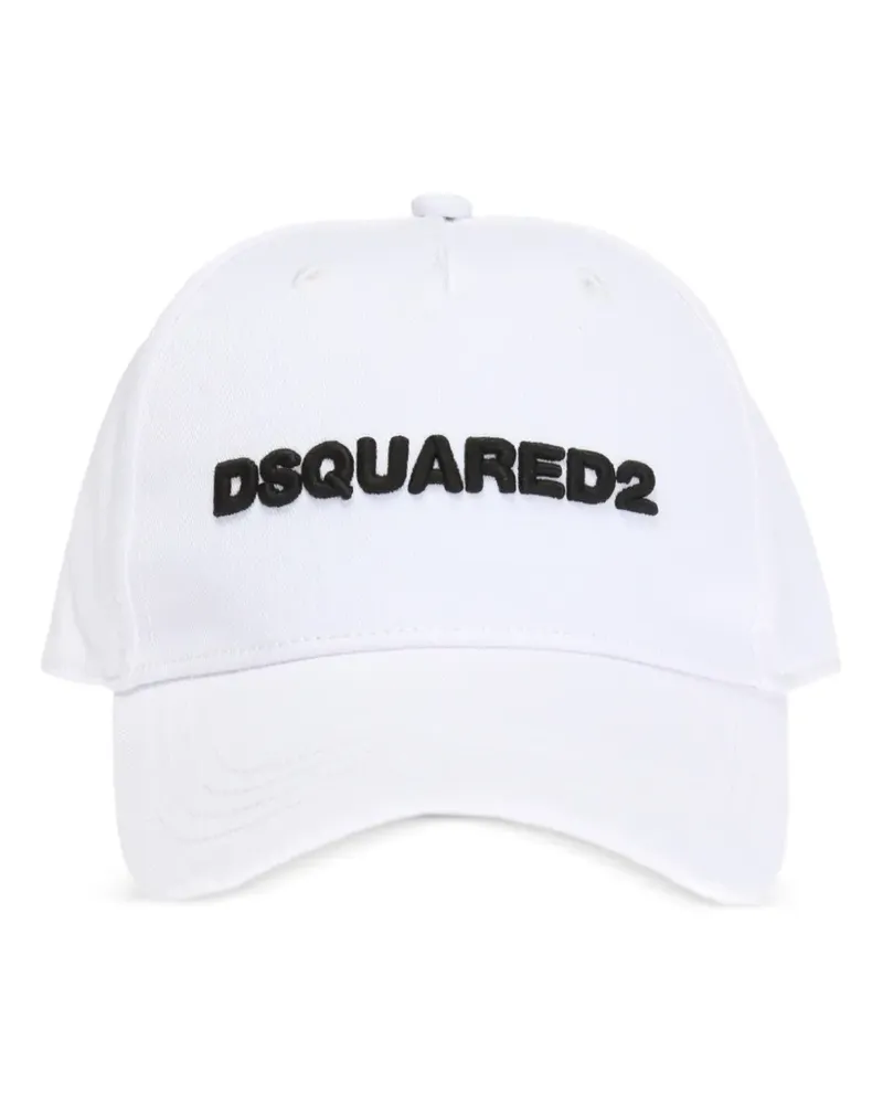 Dsquared2 Baseballkappe mit Logo - Weiß Weiß