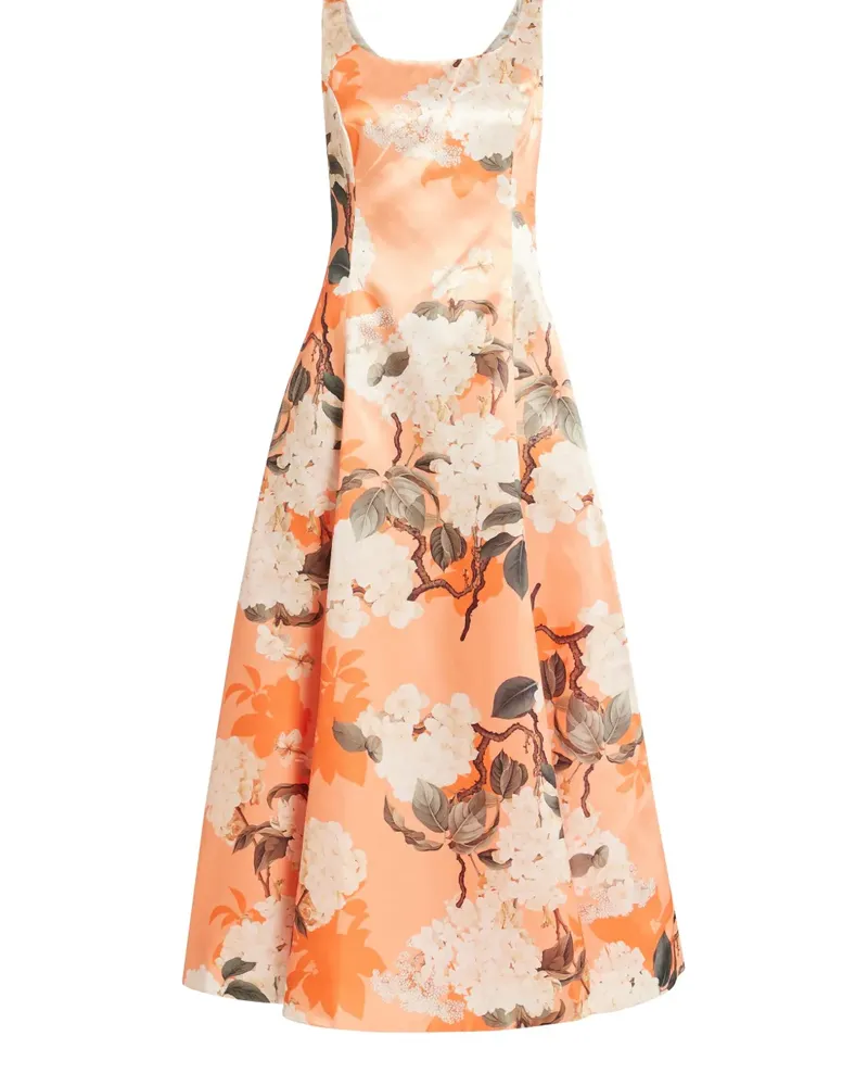 LEO LIN Charlotte Maxikleid - Orange Orange