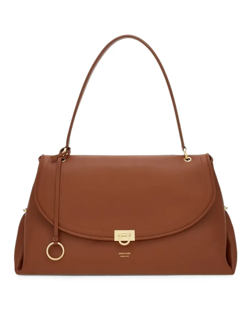 Ferragamo Sofia 2026 Schultertasche (L) - Braun Braun