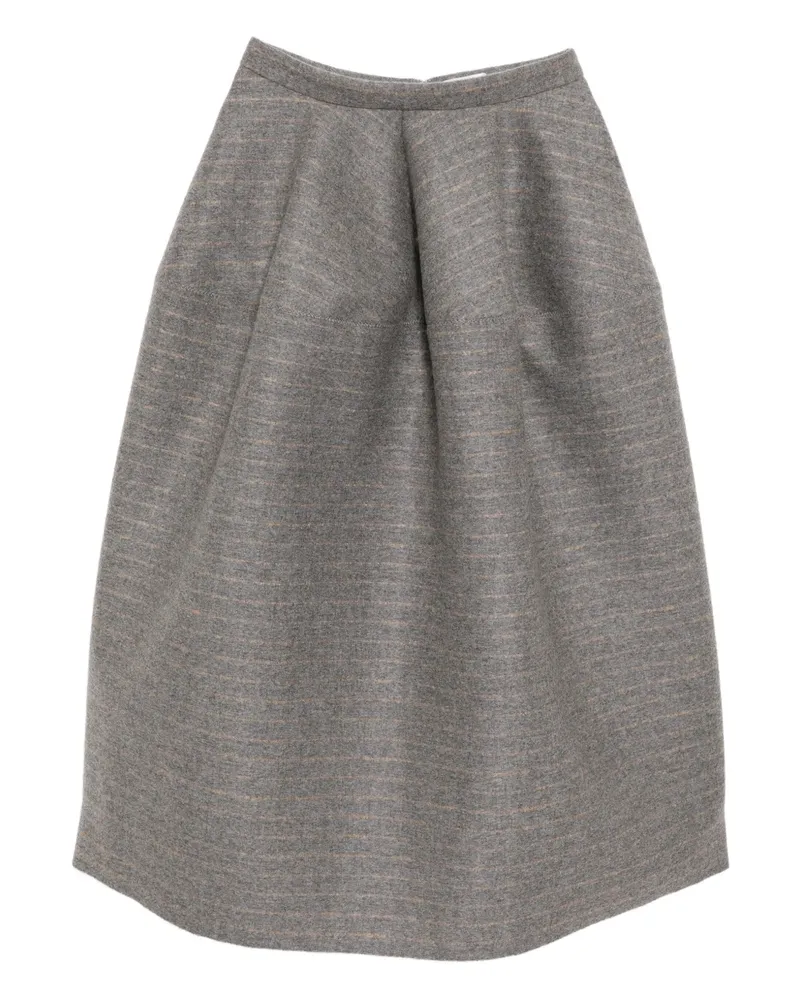 Erdem Gestreifter Rock - Grau Grau