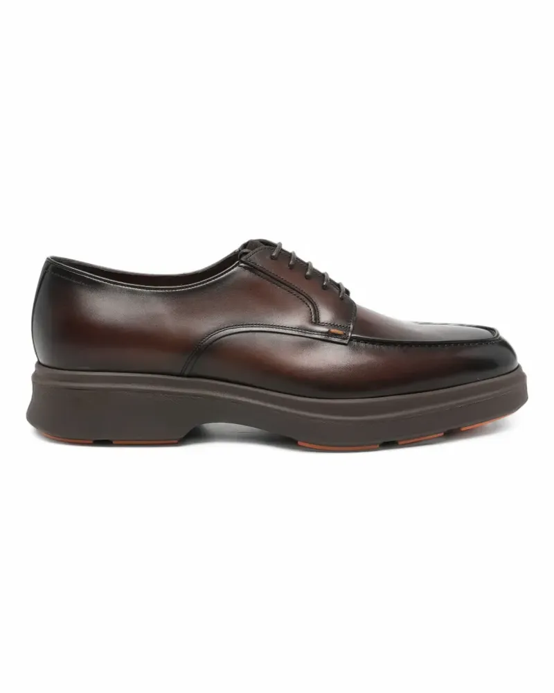 Santoni Klassische Derby-Schuhe - Braun Braun