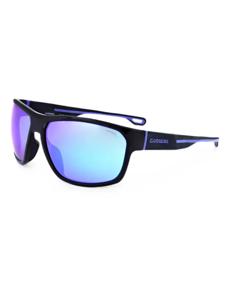 Carrera Eckige Sonnenbrille mit Streifen - Schwarz Schwarz