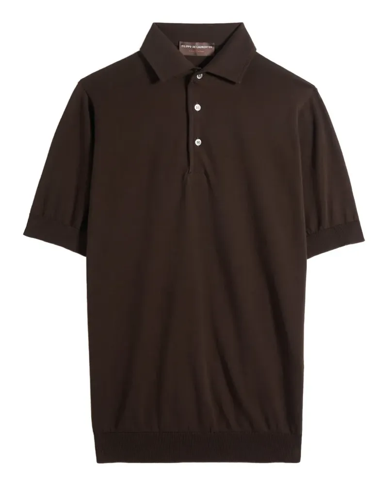 Filippo de Laurentiis Poloshirt mit kurzen Ärmeln - Braun Braun