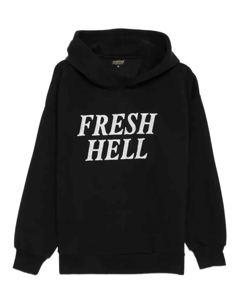 ASHISH embellished hoodie - Schwarz Schwarz