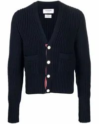 Thom Browne Cardigan aus Kaschmir Blau