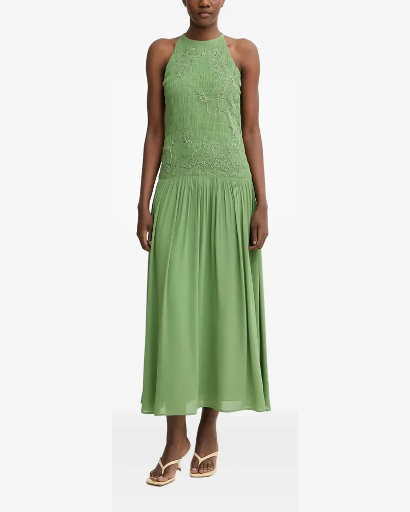 Hoss Intropia Gesmoktes Adara Midikleid - Grün Grün